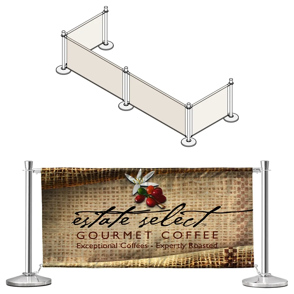 Banner Barrier w/ Single-Sided Printing