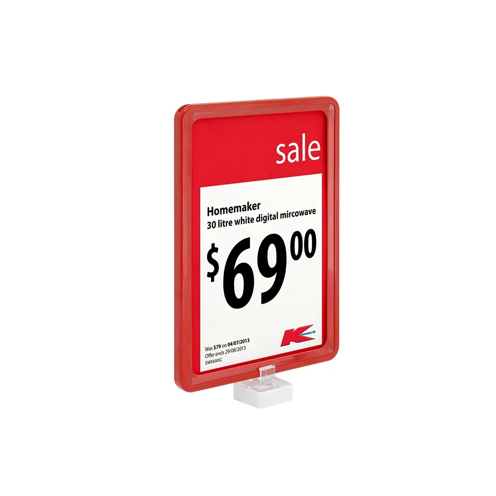 A5 Pricing Signage