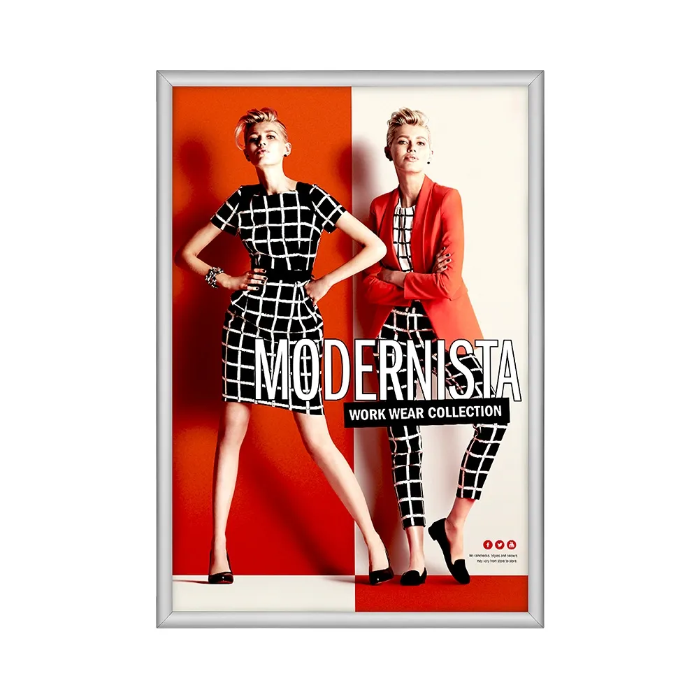Classic Clip Frame Poster Holder A1 Silver