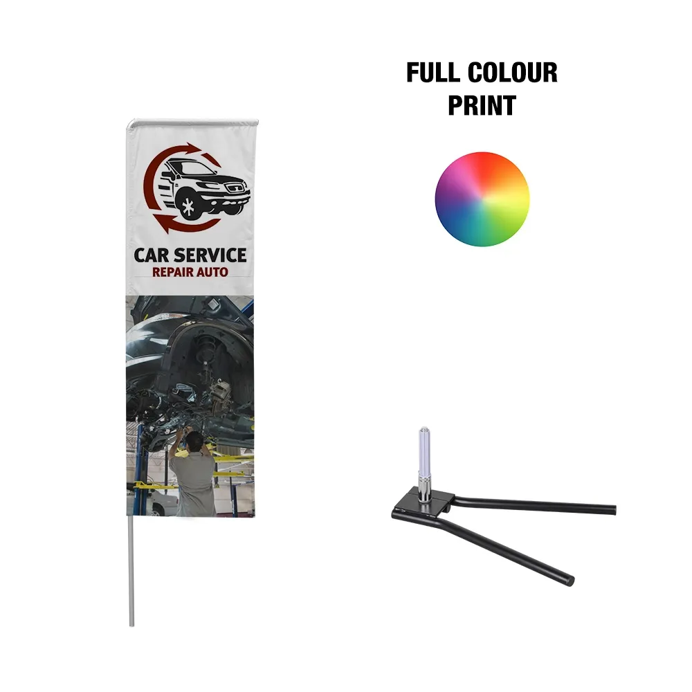 Single Sided Display Flags 2.5m