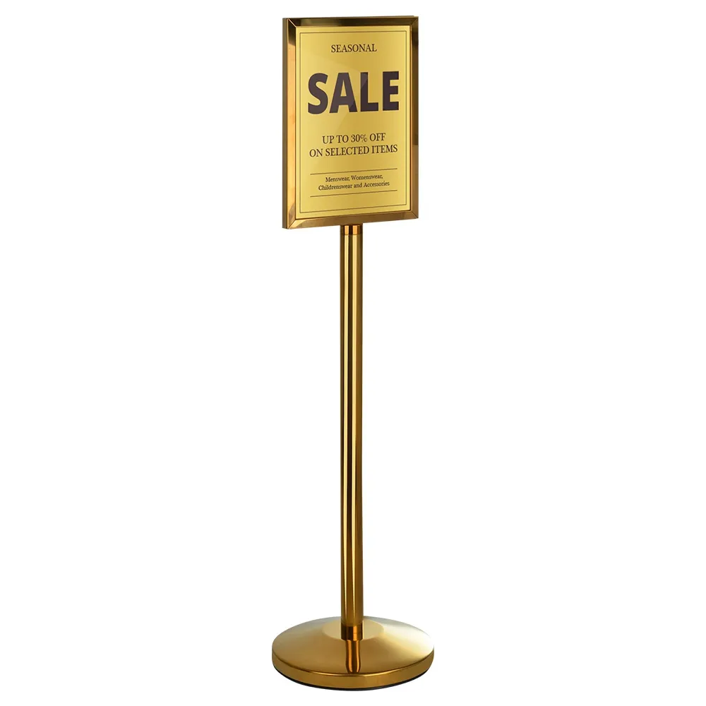A3 Pedestal Sign Holder Floor Stand