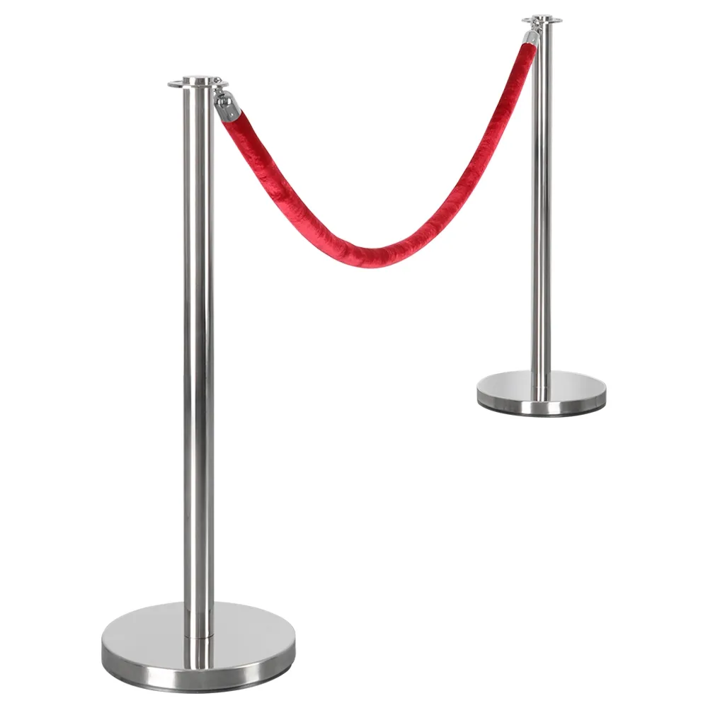 Polished Rope Barrier Posts
