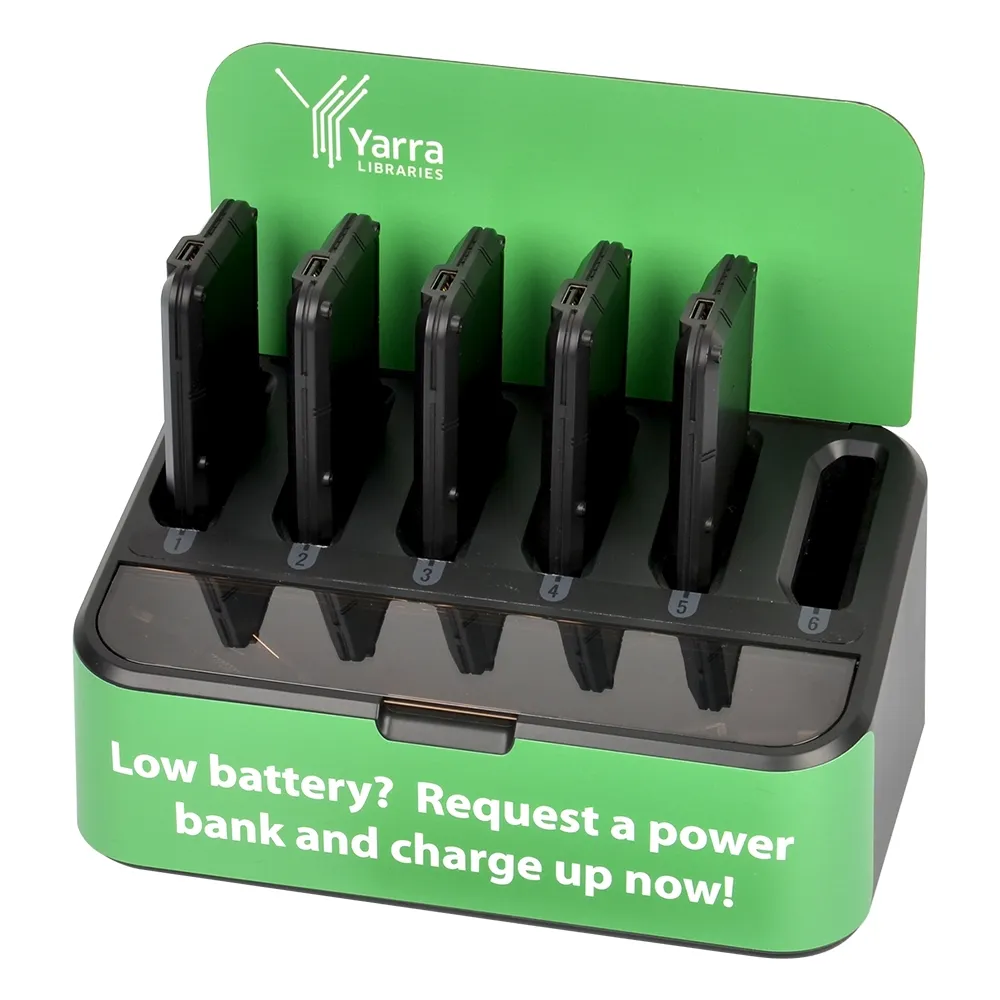 Battery Dock Charging Station with Custom Print