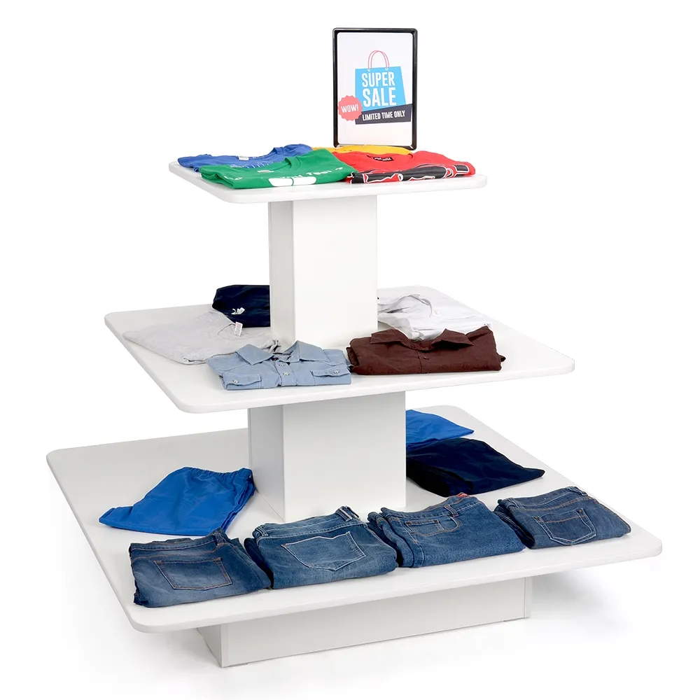 Retail Clothing Display Tables