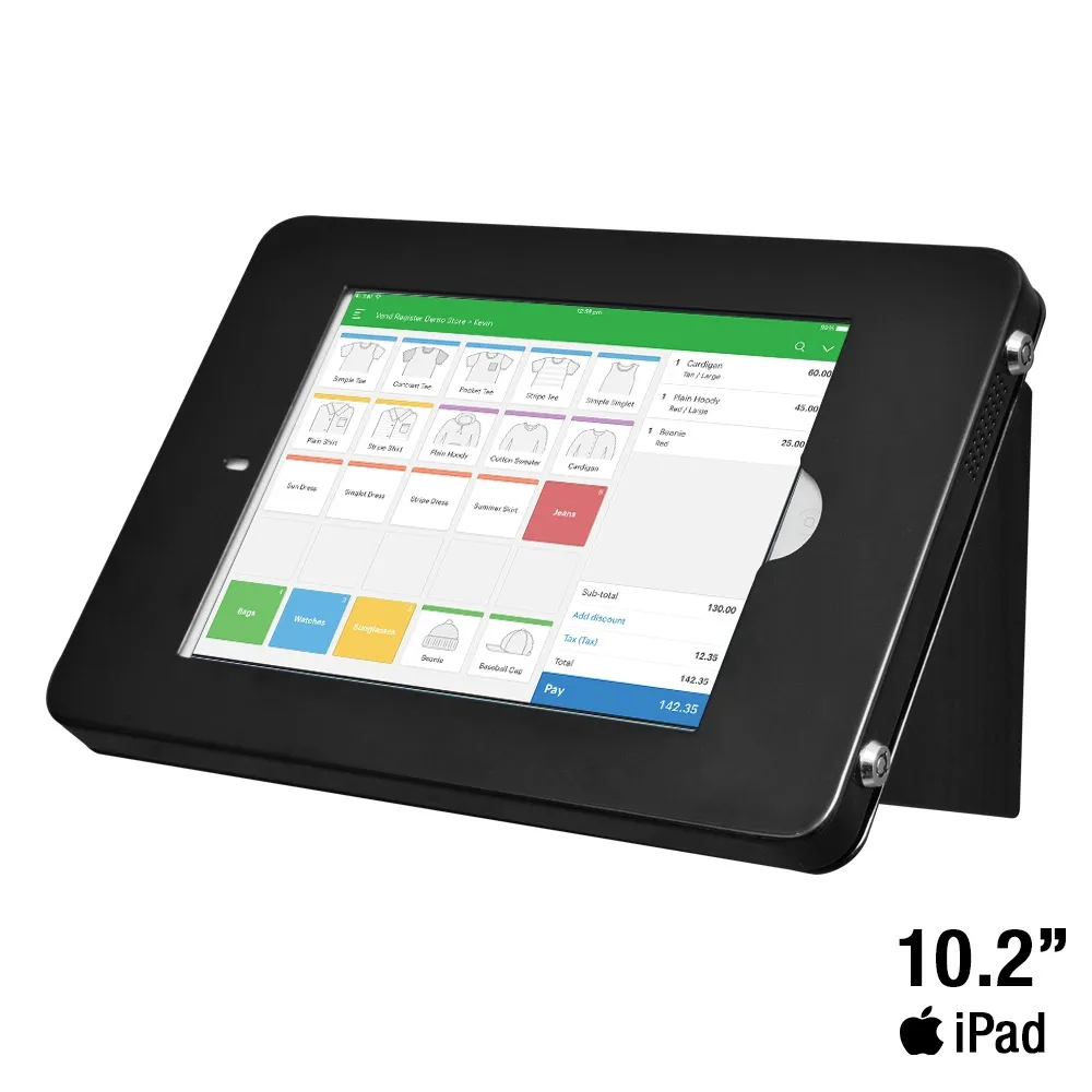 Black Counter Top Holder with Open Home Button for 10.2