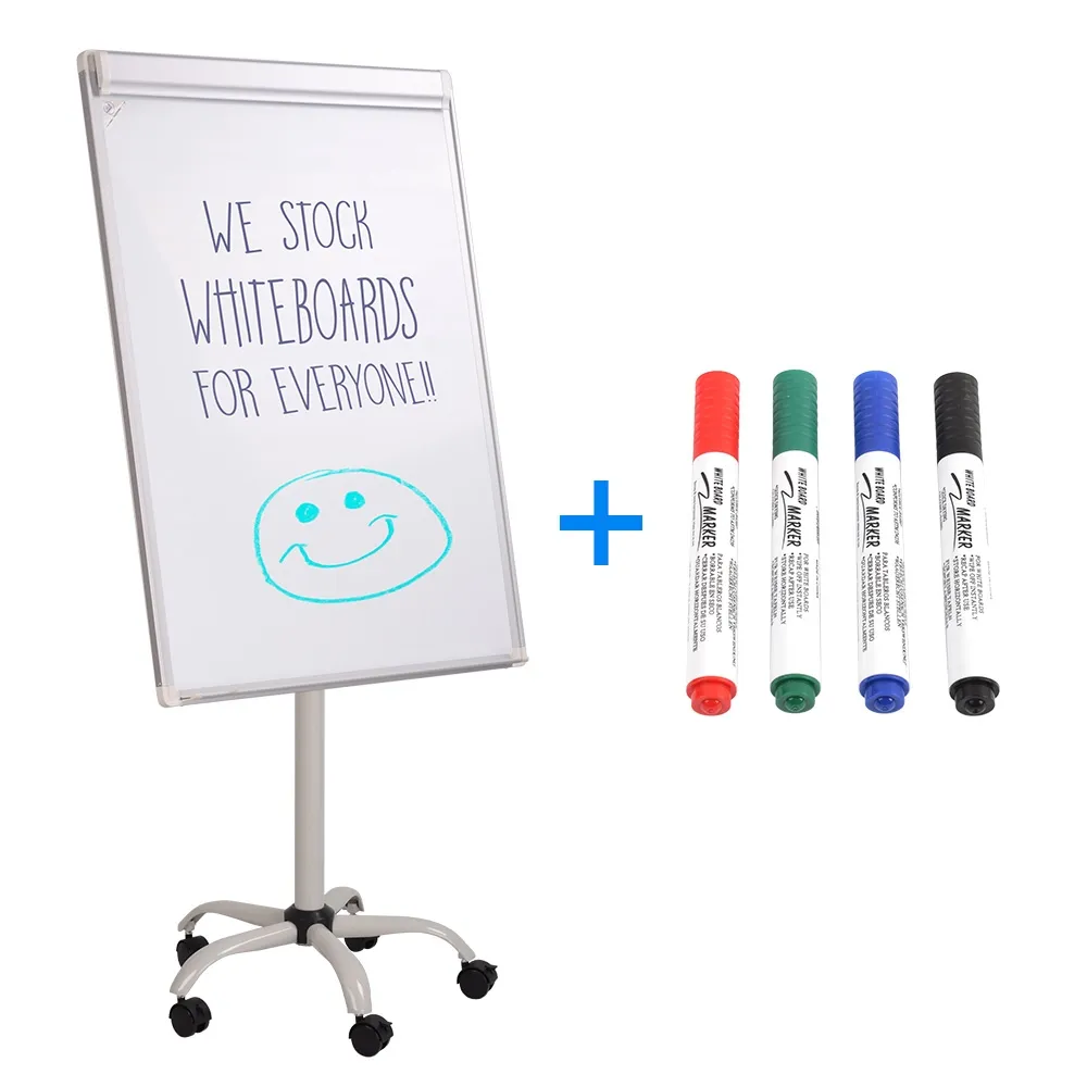 Whiteboards with Wheels w/ Marker Kit