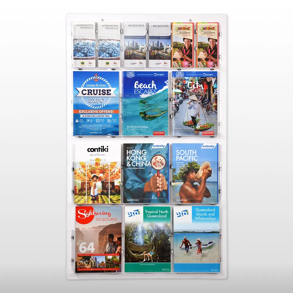 Slimline Wall Brochure Holder