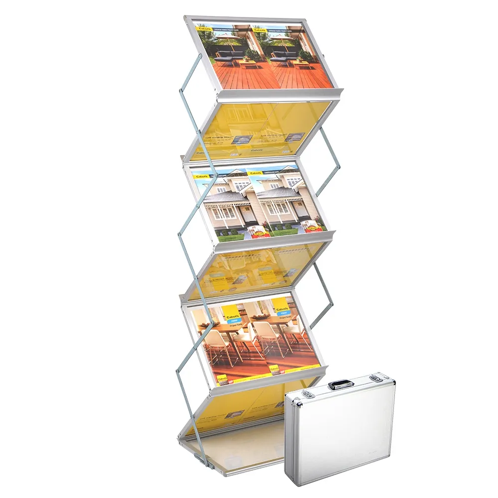 High Capacity Portable Brochure Holder