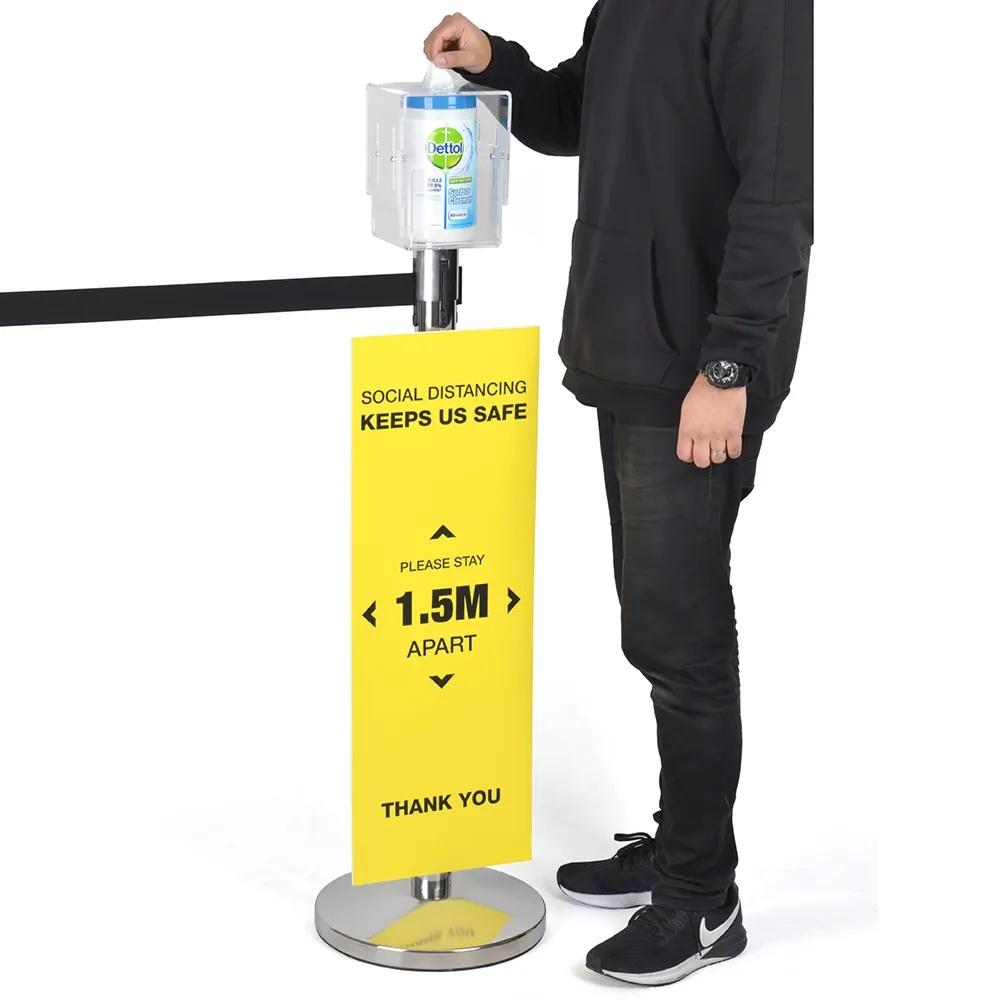 Social Distancing Barrier Post