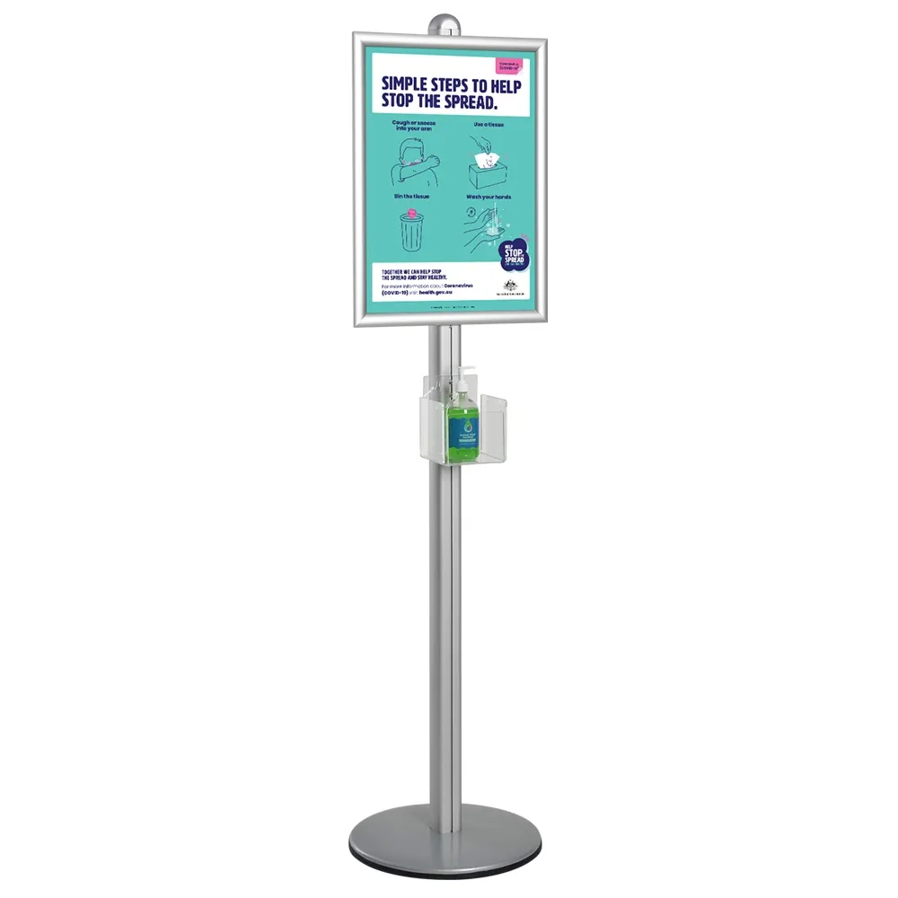 Sanitiser Stand with A2 Poster