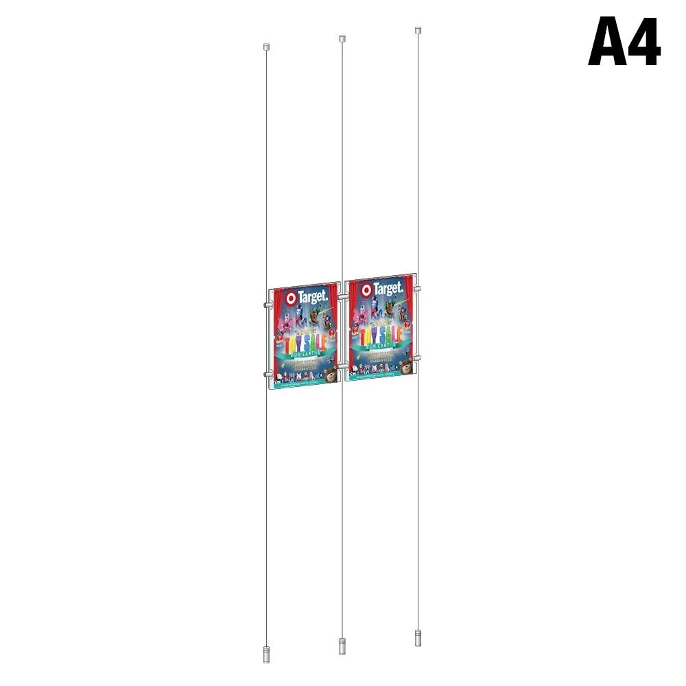 A4 Cable Window Display System