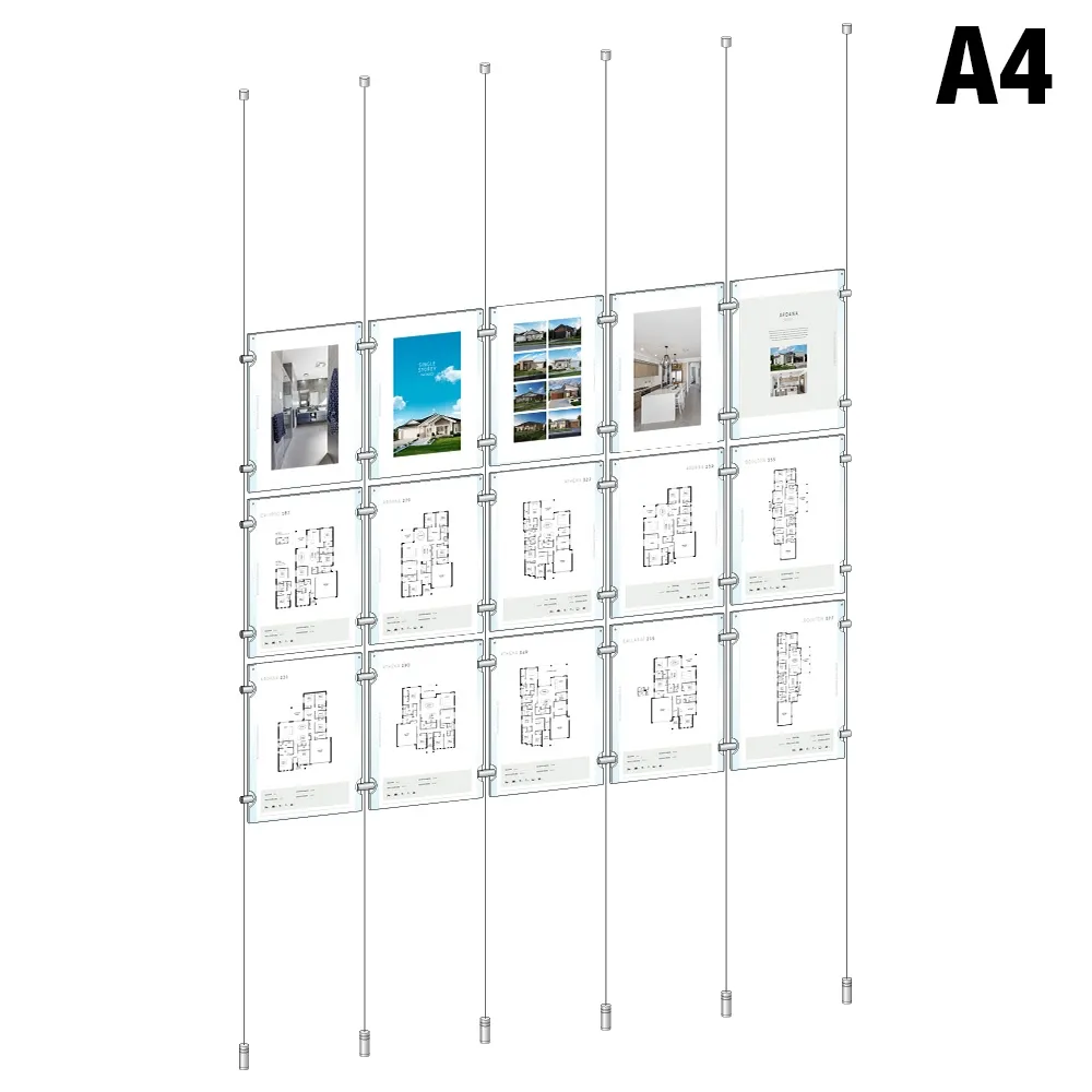 Suspended Poster Display