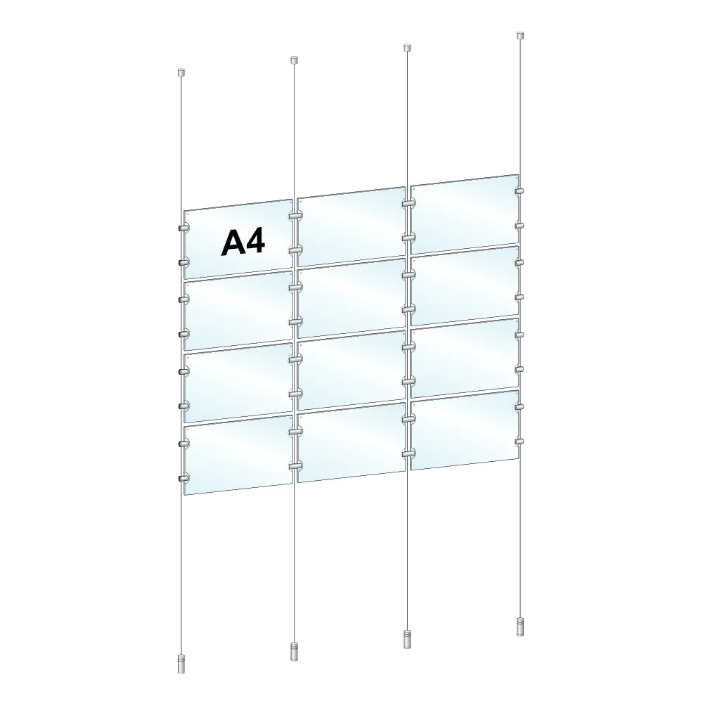 A4 Window Display